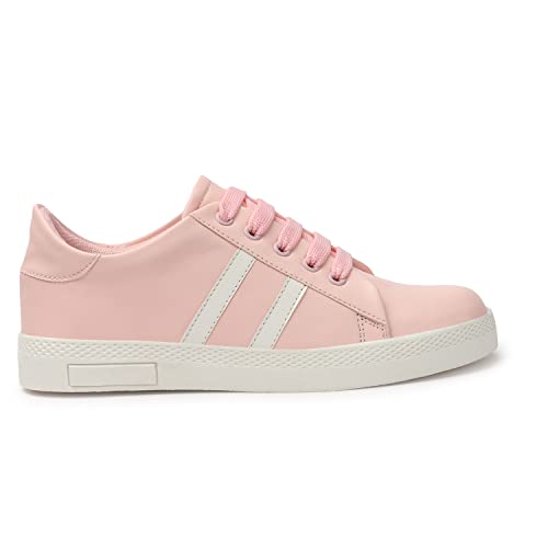 Image of ANTOX Introduce You A Regular Comfortable Striped Casuals for Women's /Ladies /Girl's Sneakers for Women