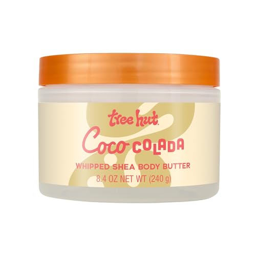 Tree Hut Coco Colada Whipped Shea Body Butter, 8.4oz, with Natural Shea Butter for Nourishing Essential Body Care