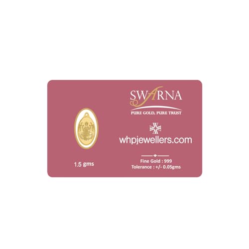 Image of WHP Jewellers 24kt (999) 1.5 gram Goddess Lakshmi Yellow Gold Lakshmi Pendant WHPLK1.5 N