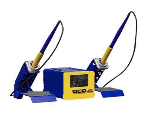 Soldador Eléctrico C210 MAX Dual Station 210, Mesa De Soldadura Termostática Ajustable, Reparación Rápida For Teléfono Móvil(Host and 2 tips)