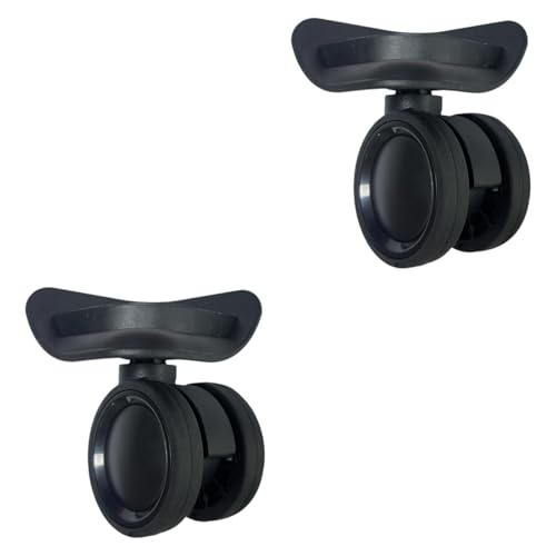 2Pcs Luggage Wheels Replacement 360° Universal Wheels Impact Resistance Wear Resistant Silent Wheels Suitcase Wheels