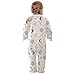 Emelivor Boho Sun Moon Beige Baby One-Piece Newborn Pajamas Cotton Sleepwear Outfits for Boy Girls Kids