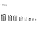 Baxnore 200PCS Threaded Insert, Stainless Steel Inner Thread Insert, Wear Resist Thread Repair Inserts, Industrial Thread Inserts for Wood Plastic