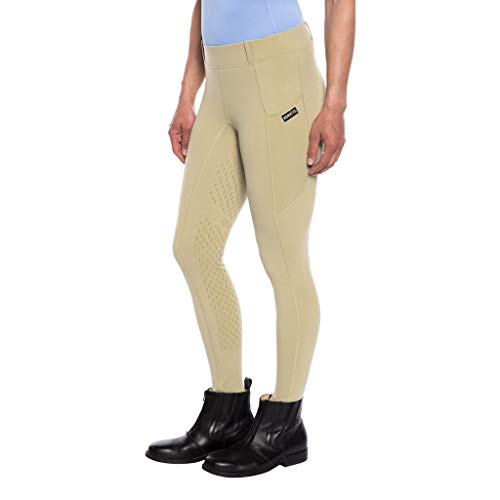 Kerrits Women's Ice Fil Full Seat Horse Riding Tights – Breathable, Cooling Equestrian Summer Tights, Pockets, Belt Loops4