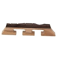 Each banjo bridge is strong yet lightweight to ensure maximum transfer of string vibrations to the headstock.Dimensions: 76.5x7x17mm (length, width and height) The opening spacing is about 9mm It adopts the popular three-legged design, which is stabl...