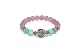 Anxiety, Stress free Gemstone Mala Bracelet, Lepidolite, Turquoise healing bracelet, Meditation Bracelet, Yoga Jewelry,
