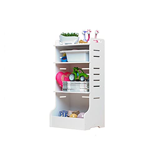 GXYAWPJ Estantería de almacenamiento de alta capacidad, sencillez, color blanco, unidad de almacenamiento libremente ajustable, multiusos, fuerte carga para oficina en casa (tamaño: 40 x 30 x 79 cm)