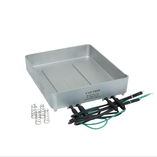 Bandeja para drenaje de condensado para refrigeración - Para refrigeradores, congeladores y máquinas expendedoras comerciales con ciclos de descongelamiento - 75 oz, 120 VCA, 320 W, 10" x 9" x 2-3/4"
