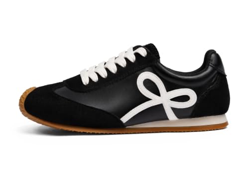 Image of Coutgo Womens Slip On Fashion Sneakers Lace Up Sneaker Walking Shoes