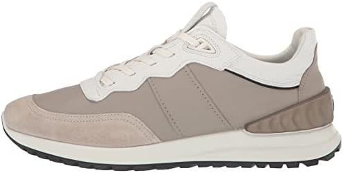 ECCO Men's Astir Retro Sneaker, Gravel/Moon Rock/Bright White/Black, 13-13.5 | Image 7