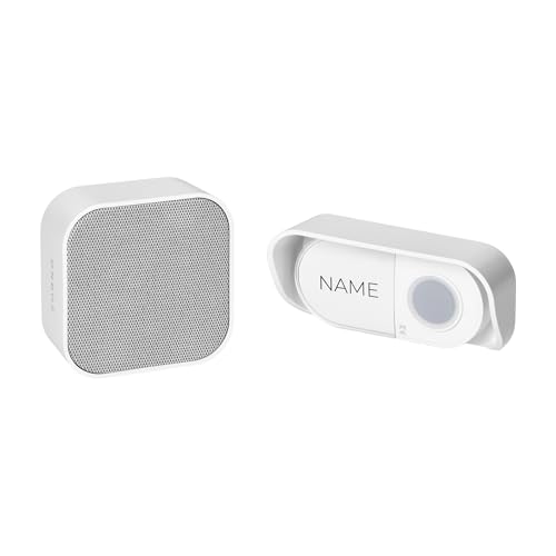 Miratic Sonnette sans Fil avec Alimentation par Pile Carillon sans Fil avec Système d'apprentissage...