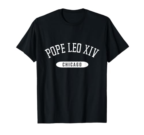 Pope Leo XIV Shirt Classic Style Chicago Pope Leo XIV T-Shirt, Men, Black, 3X-Large