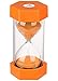 Reloj de Arena, Doble protección, temporizadores de Arena, Asistente de gestión del Tiempo, Regalo Creativo, decoración de la Oficina de la Sala de Estar (5 Minutos, Naranja)