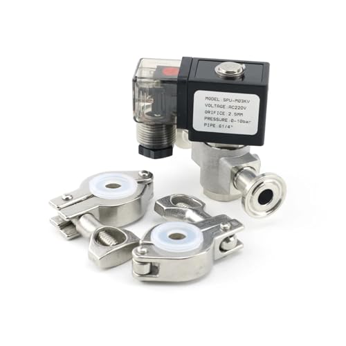 Électrovanne G1/4 normalement ouverte électrovanne inox 12V DC DN8 - 5
