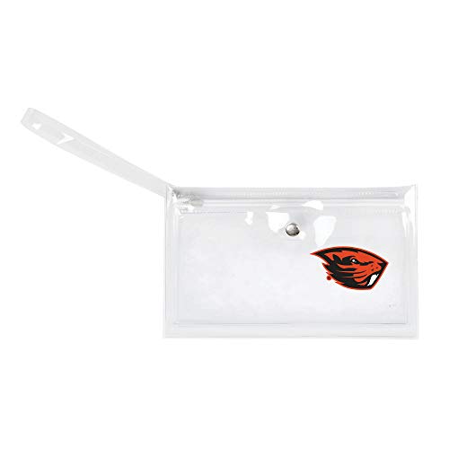 Image of Littlearth - LIWXY NCAA Oregon State Beavers Unisex Ncaancaa Ticket Wristlet, Clear, 9 inch by 5.25 inch