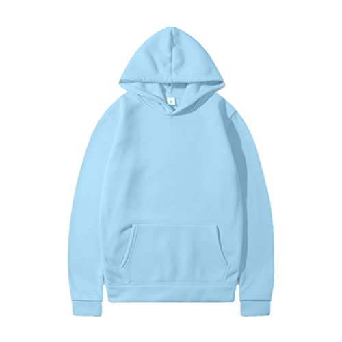 Sweat à capuche homme bleu ciel pour ne plus hésiter sur sa tenue de mi-saison