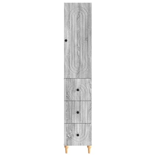 Espacio de almacenamiento para salón con armario de pared de madera útil 6