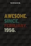 Photo Gallery awesome since february 1956 66 years old 66th birthday gift: funny 66 year old gifts happy 66th birthday gift ideas / journal / notebook / diary / greeting card alternative for women & men Photo Gallery awesome since february 1956 66 years old 66th birthday gift: funny 66 year old gifts happy 66th birthday gift ideas / journal / notebook / diary / greeting card alternative for women & men