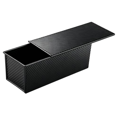 Bread Baking Pan, Carbon Steel Loaf Tin, Non Stick Sandwich Mold, Corrugated Oven Bakeware for Home Kitchen Restaurant Bakery Ca