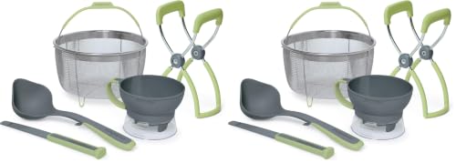 Image of Presto 09509 Deluxe Canning Kit, Green, 5 Piece Kit (Pack of 2)