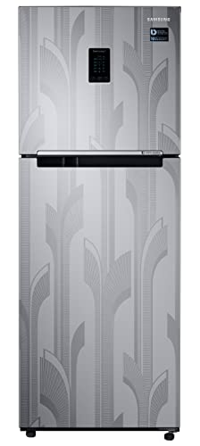 Image of Samsung 301L 2 Star Inverter Frost-Free Convertible 5 In 1 Double Door Refrigerator Appliance (RT34C4522YS /HL,Silver Archi)