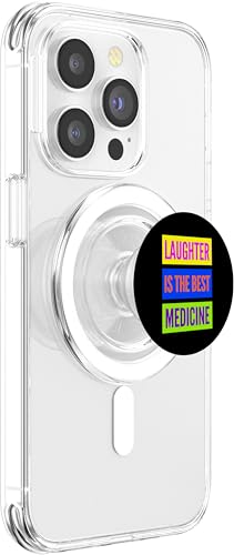 Laughter is The Best Medicine World Laughter Day Dad Blagues PopSockets PopGrip pour MagSafe – vue 4