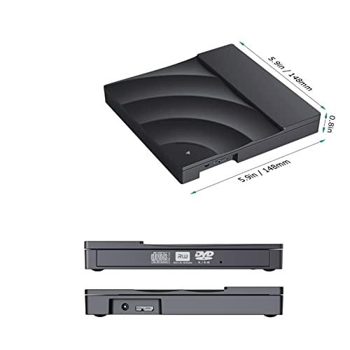 Unidad externa DVD con USB 3.0 para Laptop y PC miniatura 5