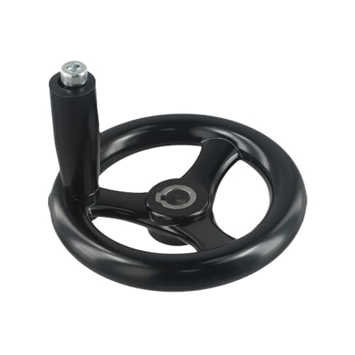 Volant de tour 12x100mm pour fraiseuse meuleuse avec poignée rotative 3 branches