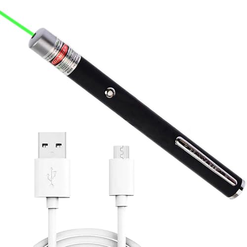 Presenter, USB Rechargeable Presentation Clicker for Teaching Lectures, Sandbox Presentations, Sales Instruction and Construction Sites