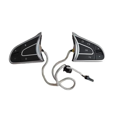Boutons volant voiture 255505793R commande volume de rechange pour Kadjar Koleos