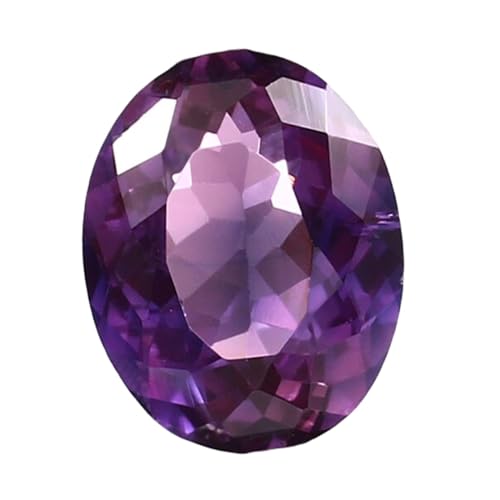 Saphir naturel violet rose ovale de Ceylan 13,7mm, trouvez enfin une gemme certifiée sans défaut visuel