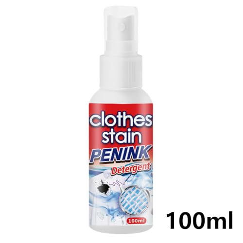 Removedor de tinta e manchas,Removedor de manchas em spray 100ml para manchas instantâneas - Removed