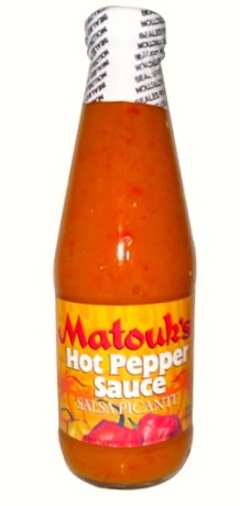 Matouks,Salsa Picante Hot Pepper Sauce, 10-Ounce (Pack of 24)