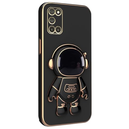 Image of for Samsung Galaxy A31 Case Cute 3D Astronaut Stand Design Camera Protection Shockproof Soft Back Cover (Pink, for Samsung Galaxy A31)