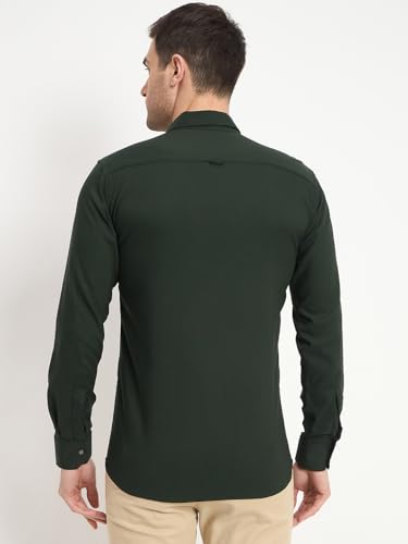 Image of Men's Soft Stretchable Fabric Regular fit Casual Shirt.