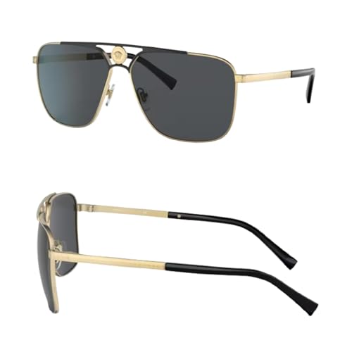 VERSACE VE2238 MEDUSA RECTANGLE Shape Sunglasses with Luxury Eyewear kit2