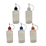 (30 Pack, 50ml) Needle Dropper bottle e liquid E juice bottle squeeze bottle Steel Needle TIP Dropper Bottle