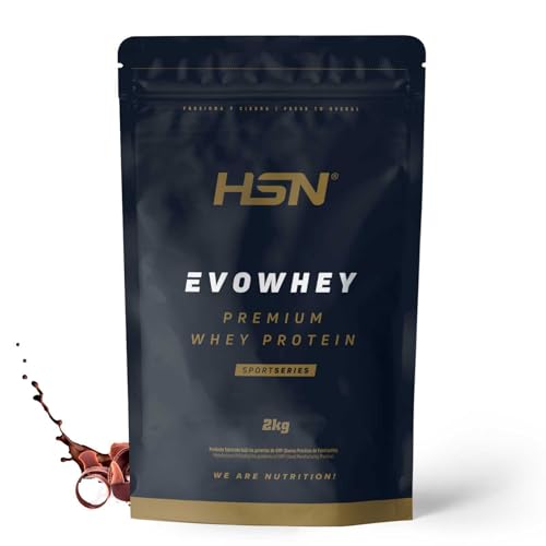 HSN Evowhey Protein | Chocolate 2Kg = 67 Tomas por Envase Concentrado de Proteína de Suero | 100% Whey Protein Concentrate (WPC) | No GMO, Vegetariano, Sin Gluten ni Soja
