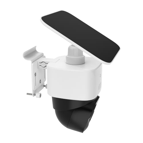Support Eufy SoloCam S340 blanc pour surveiller le jardin depuis le vinyle - 7