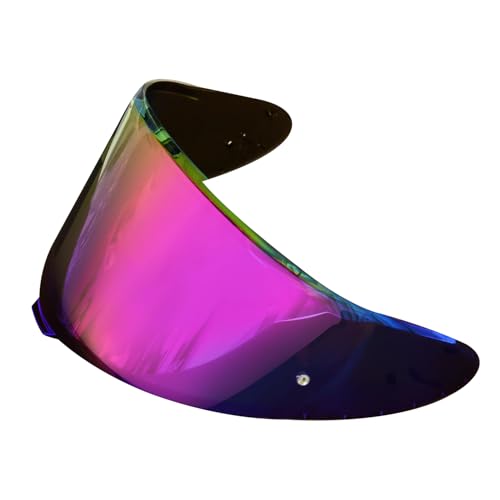 Shoei RF1400 X15 Helmet Visor Replacement Shield Anti-Fog Sun Shield Accessory Compatible with RF-1400 CWR-2 X15 Z8 X-SPR PRO (Rainbow)