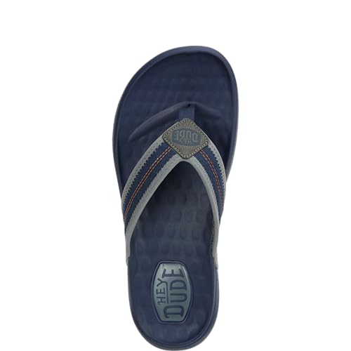 Image of HEYDUDE Men's Myers Flip Classic Sandal | Lightweight Flexible Outsole | Travel Ready Flip Flop