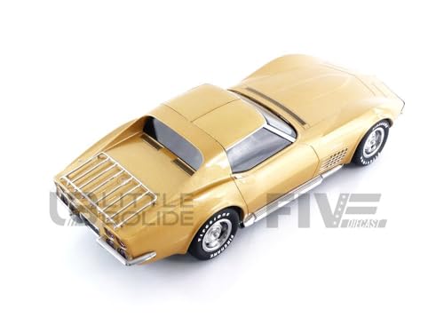 Modelo a escala 1:18 Chevrol. Corvett. C3 Gold Metallic 1972 miniatura 6
