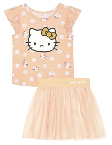 Image of Hello Kitty Girls 2-Piece T-Shirt and Skirt Set