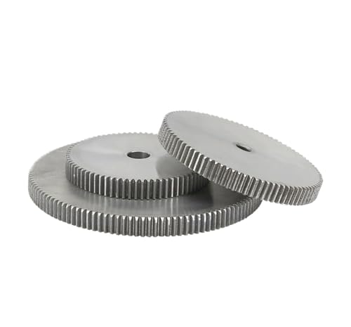 Bevel Gear Pinion Hardware Mechanical 1pcs Cylindrical Gear 1M-110/115/116/120/125/130/140/150T Carbon Steel Soft Teeth Surface Gear Wheel for Transmission Parts(1M130T - Bore 12mm)