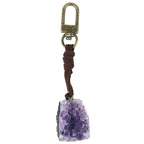 de pedra crua chaveiro | Cristal Natural de Pedras Brutas Adiciona Personalidade - Chaveiros naturai