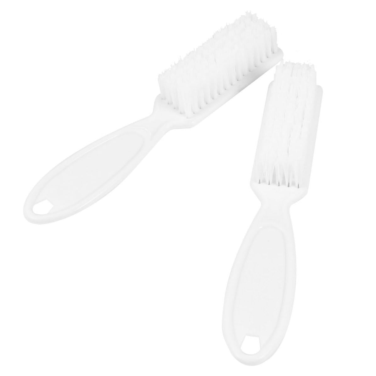 Uonlytech 6pcs Nail Brush Set for Nail Art and Dust Cleaning, Plastic Material, Comfortable to Use, Gentle on Skin, for Home Use and Pedicure