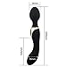 Hand Held Toy for Women, Dual 10 Frequency Personal Toys for Womens, Couples Sensory Pleasure, Black STL412