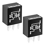 chaseroad 2 Pcs 601-218 15016745 Multi-Purpose Relay, 4-Pin Headlight Relay, Automatic, Automotive Accessory Power Relays, 10A Copper Normally Open Contacts