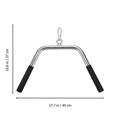 BESPORTBLE LAT Acessório de barra de puxar para baixo, equipamento de treinamento muscular, academia