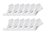 Umbro - 12 pairs Men's Sport Trainer Performance Socks - UK 9-12 (White)